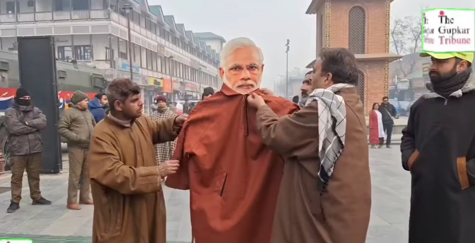As ChillaiKalan, the harshest winter period in Kashmir, begins, locals gather at Lal Chowk, Srinagar, to celebrate ‘Pheran Day.’ This event showcases the traditional Pheran, a symbol of Kashmiri heritage, blending culture with winter warmth.