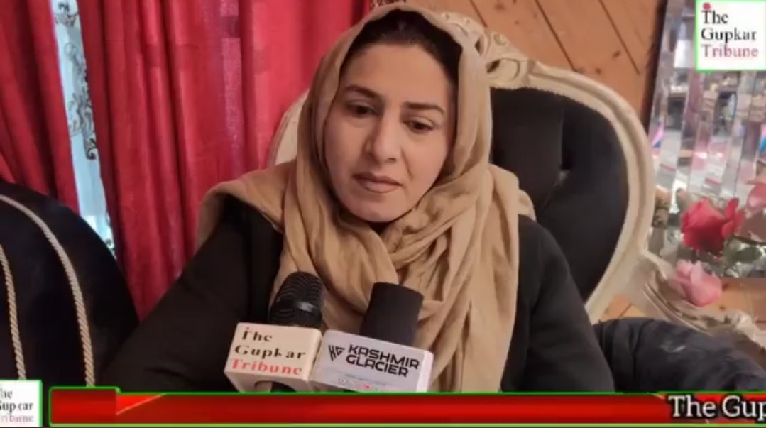 Democratic Azad Party spokesperson Sujada Bashir launches scathing attack on ruling Party National Conference