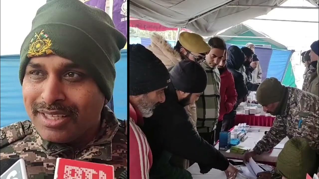Crpf132 Bn Organised A Free Medical Camp At Poloview Srinagar