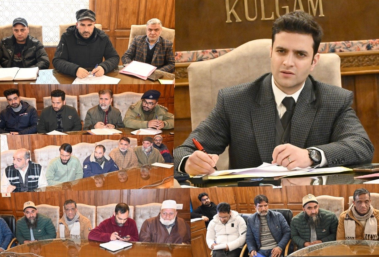 DC Kulgam reviews arrangements for Urs of Syed Noor Shah Wali Bagdadi (RA)